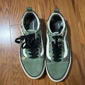 Vans Old Skool Rain Camo Green/Multi For Unisexqq